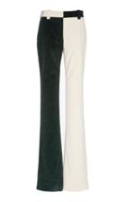 Calvin Klein 205w39nyc Cotton Corduroy Color Block Straight Leg Pant