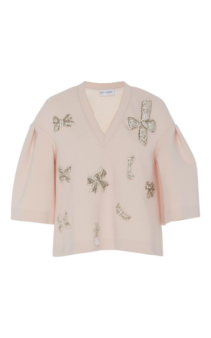 Dice Kayek Embellished Wide Blouse