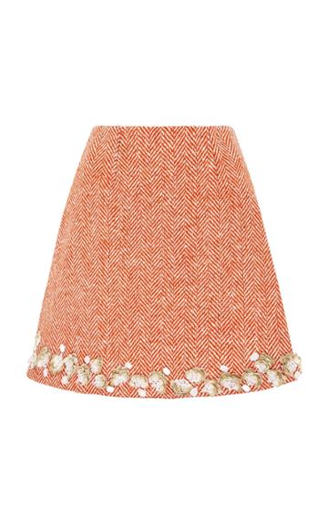 Razan Alazzouni Embellished A-line Skirt