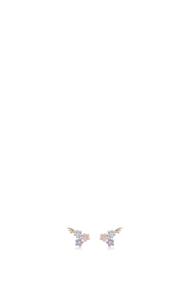 Alison Lou Bouquet Of Daisies Stud Earring