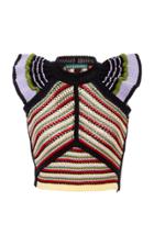 Alexachung Crochet-knit Cotton-blend Top
