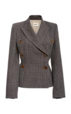 Khaite Cathy Wool Double Breasted Blazer