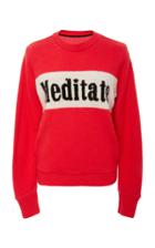 The Elder Statesman M'o Exclusive Meditate Cashmere Sweater