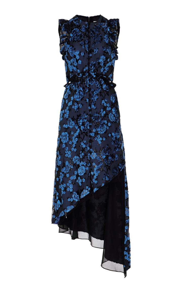 Self Portrait Floral Devor Dress
