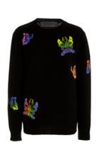 Moda Operandi The Elder Statesman Paint Butterfly Universe Cashmere Sweater