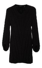 Derek Lam V-neck Cable Knit Sweater