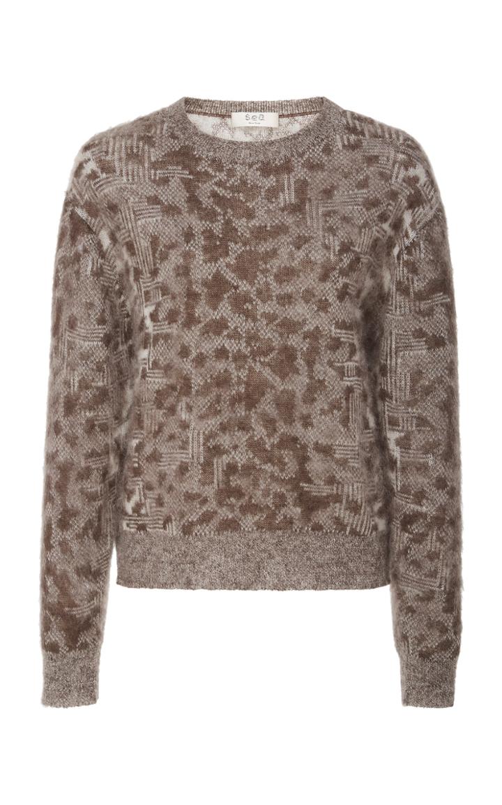 Sea Leo Mohair And Wool Blend Sweater