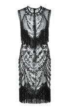 Naeem Khan Embellished Tulle Dress