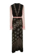 Saloni Maya Embroidered Silk Dress
