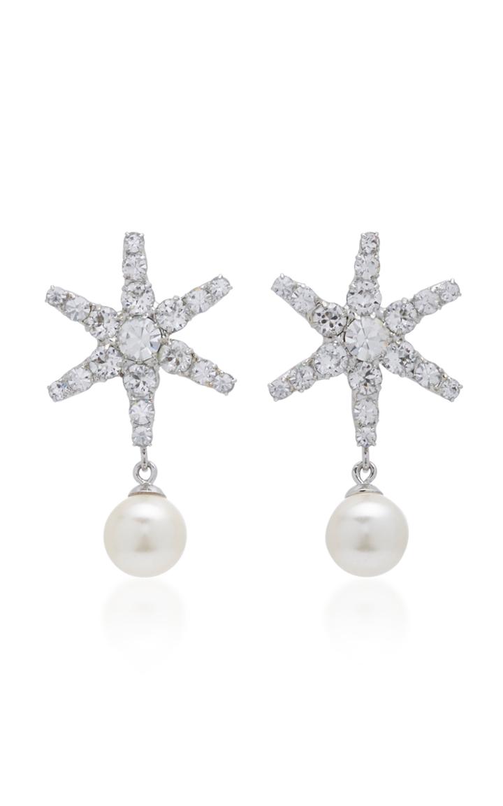 Jennifer Behr Exclusive Silver-tone, Crystal And Pearl Earrings
