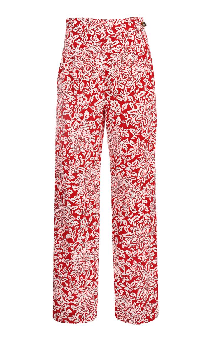 Moda Operandi Blaz Milano Rowdy High-rise Straight-leg Silk Pants Size: 00