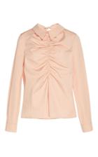 Isa Arfen Washed Poplin Gathered Shirt