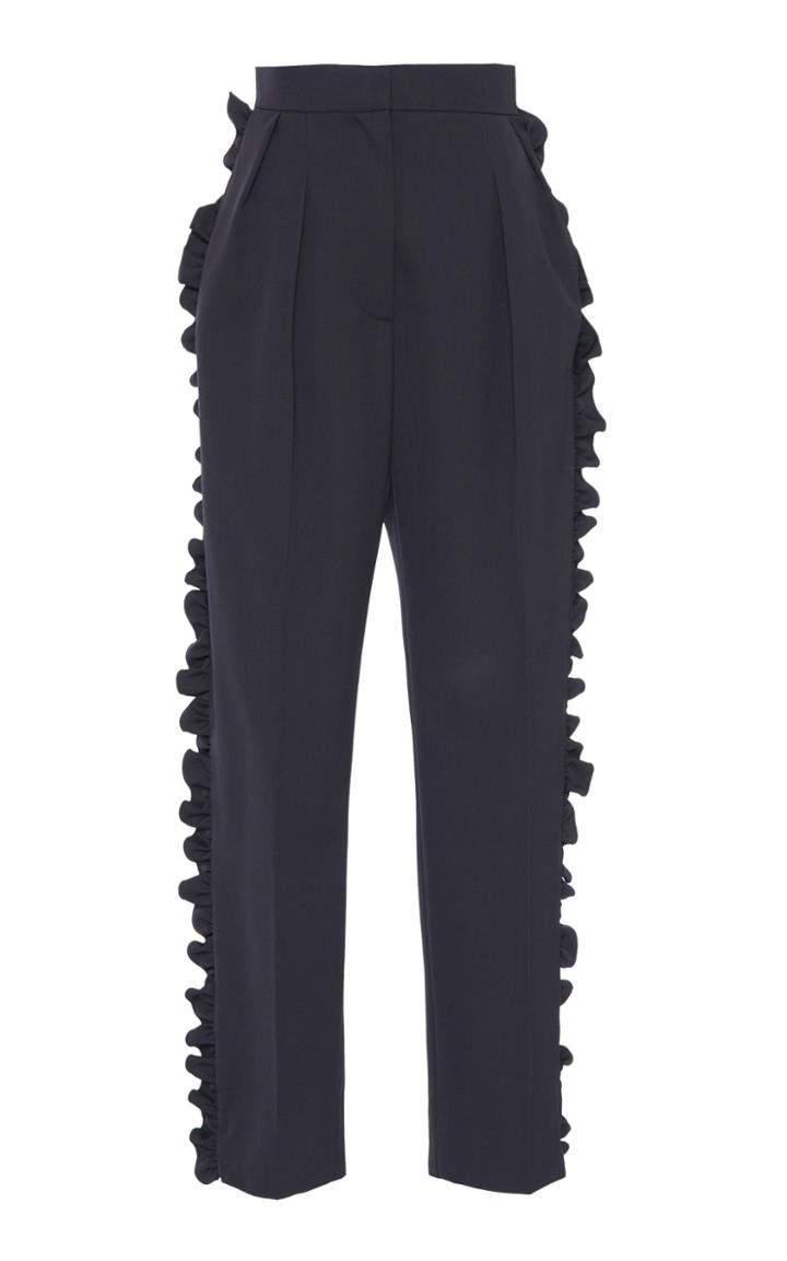 Max Mara Capsula Cropped Wool Trouser