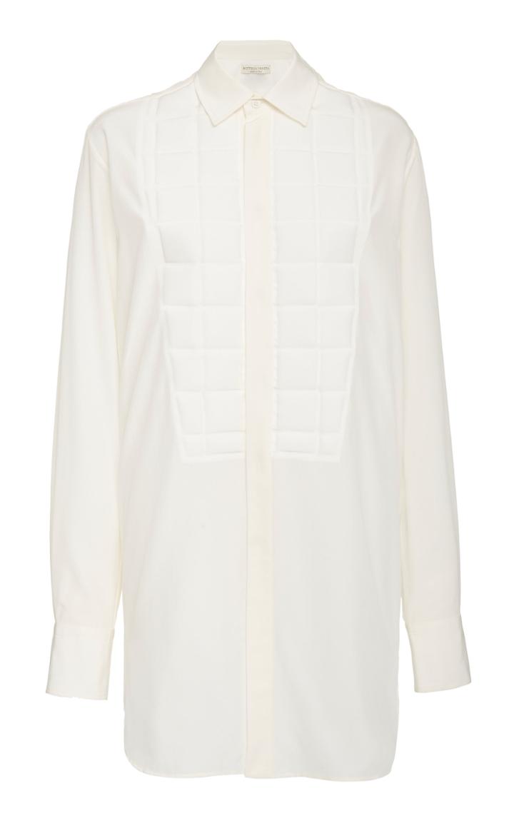 Bottega Veneta Crepe De Chine Bib Shirt