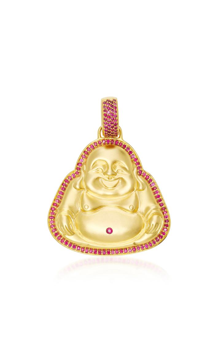 Buddha Mama Large Buddha Mama Pendant With Gemfields Rubies