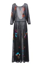 Moda Operandi Missoni Floral-printed Sheer Lam Dress Size: 38