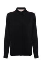 Alex Perry Rowan Satin Crepe Two Tone Shirt