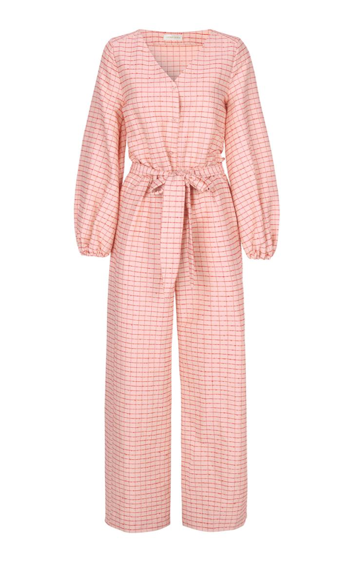 Stine Goya Beverly Long Sleeve Straight-leg Jumpsuit