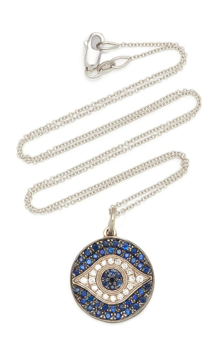Moda Operandi Ileana Makri 18k Dawn Evil Eye Pendant