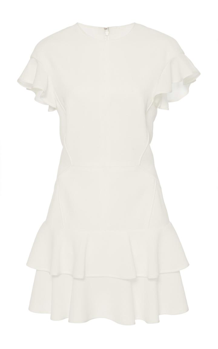 J. Mendel Tiered Ruffle Mini Dress