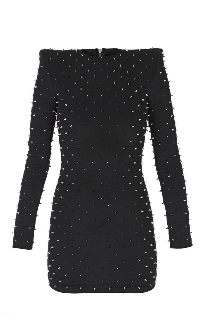 Balmain Spiked Mini Dress