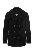 Maison Margiela Double-breasted Cotton-felt Coat