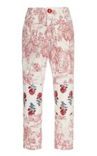 Moda Operandi Alix Of Bohemia Patti Patchwork Toile Straight-leg Jeans Size: S