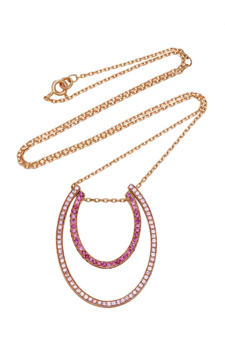 Ralph Masri Double U Sapphire Necklace