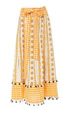Dodo Bar Or Antonela Printed Cotton Midi Skirt
