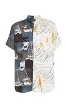 Lost Daze Liquify Surf Cotton Button-down Shirt