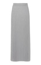 Max Mara Bill Striped Wool-blend Maxi Skirt