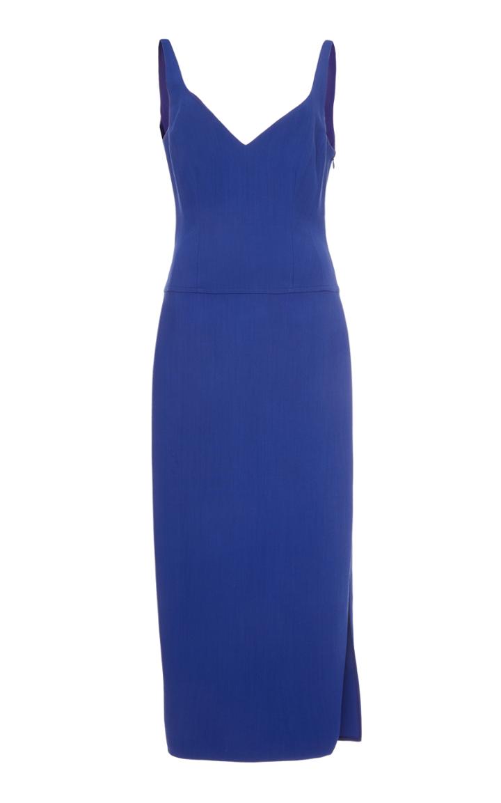 Khaite Sally Twill Midi Dress