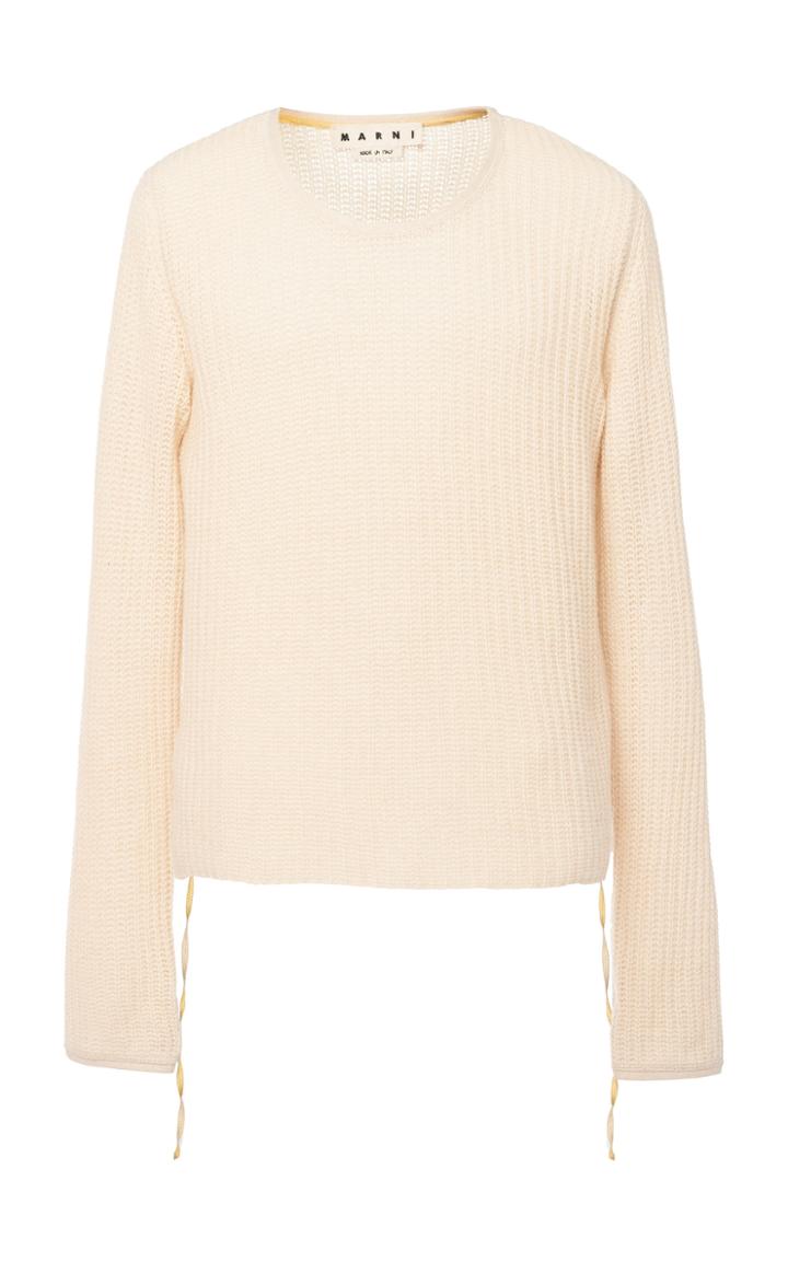 Marni Cashmere Frayed Sweater