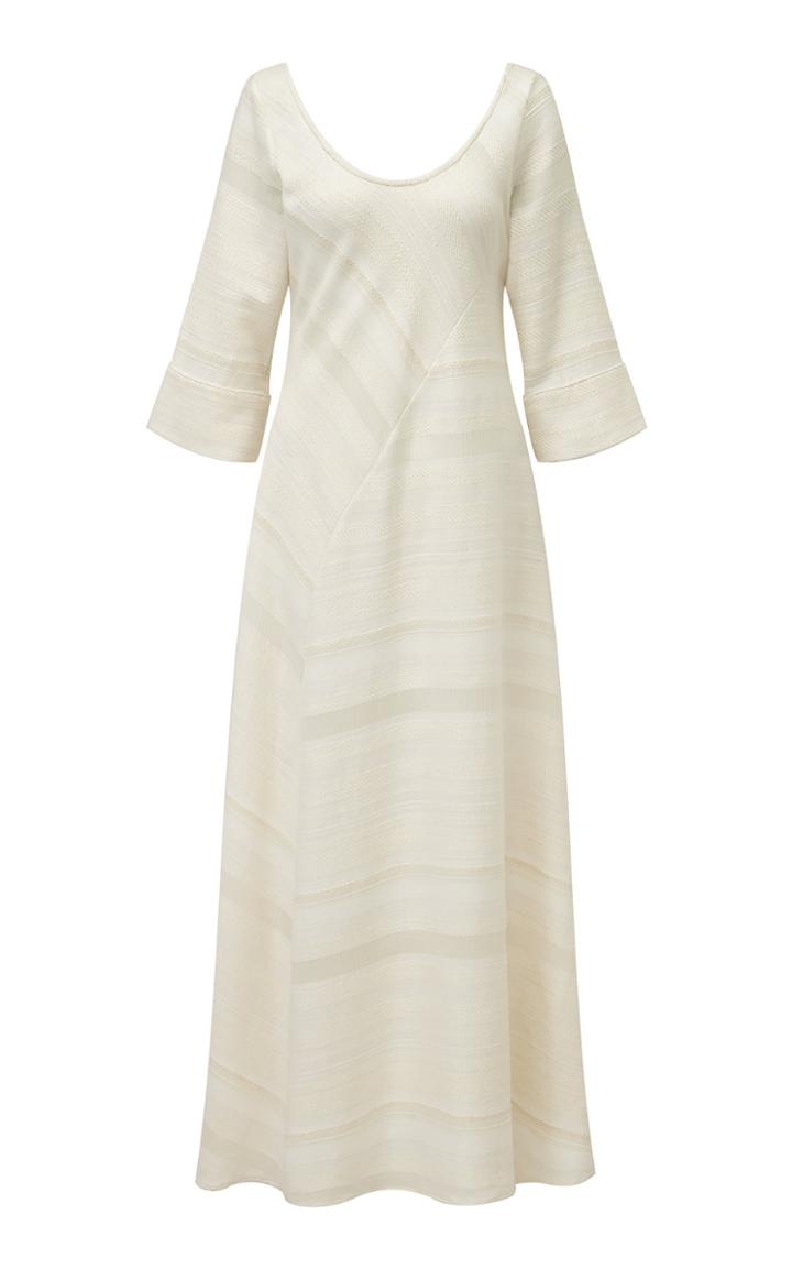Lisa Marie Fernandez Cotton-blend Boucl Midi Dress