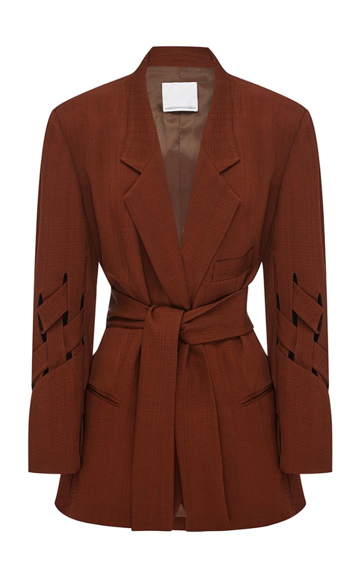 Christopher Esber Basket Sleeve Blazer
