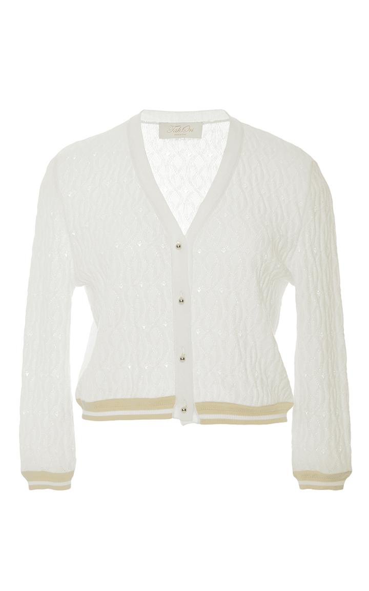 Tak.ori Cropped Cardigan