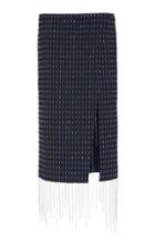 Versace Chain Hem Midi Skirt