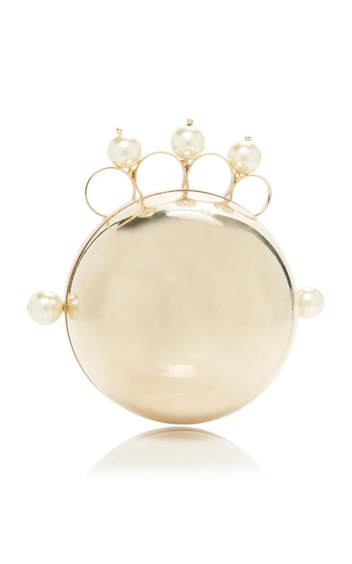 Rosantica Minnie Brass And Pearl Bag