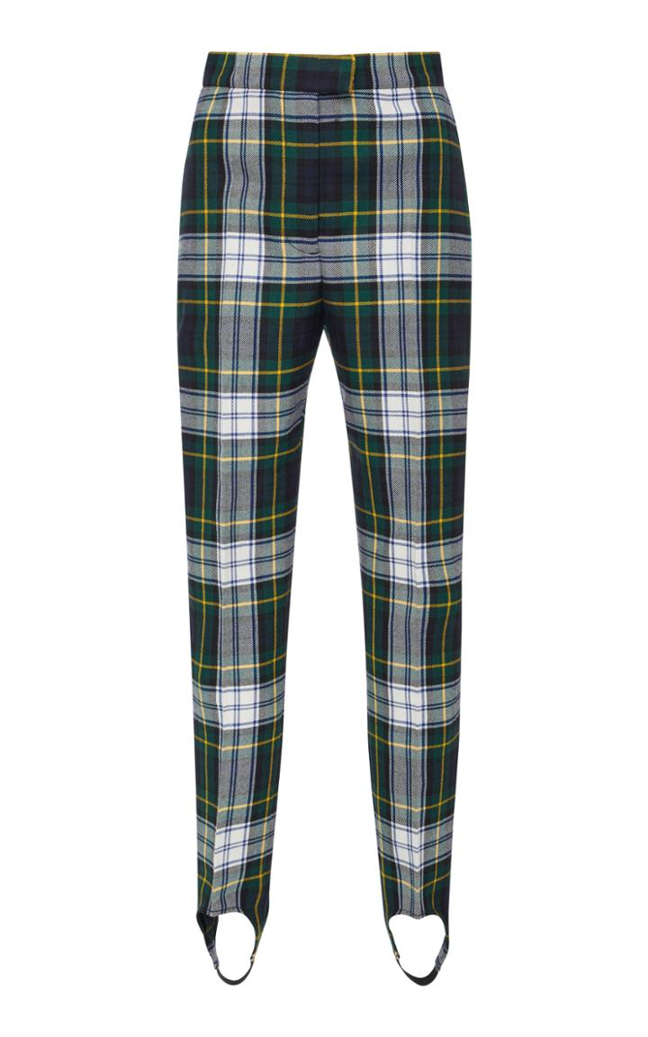 Burberry Tartan Slim-leg Stirrup Pants
