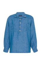 The Gigi Denim Button-front Shirt