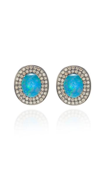 Amrapali Opal And Diamond Earrings