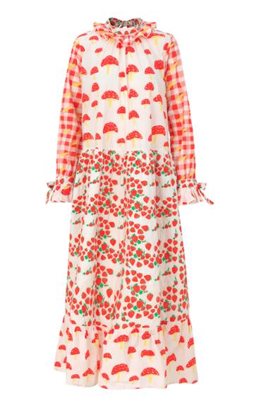Helmstedt Quilted Silk Cotton Maxi Dress