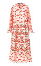Helmstedt Quilted Silk Cotton Maxi Dress