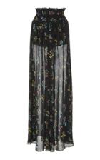 Caroline Constas Smocked Wide Leg Pant