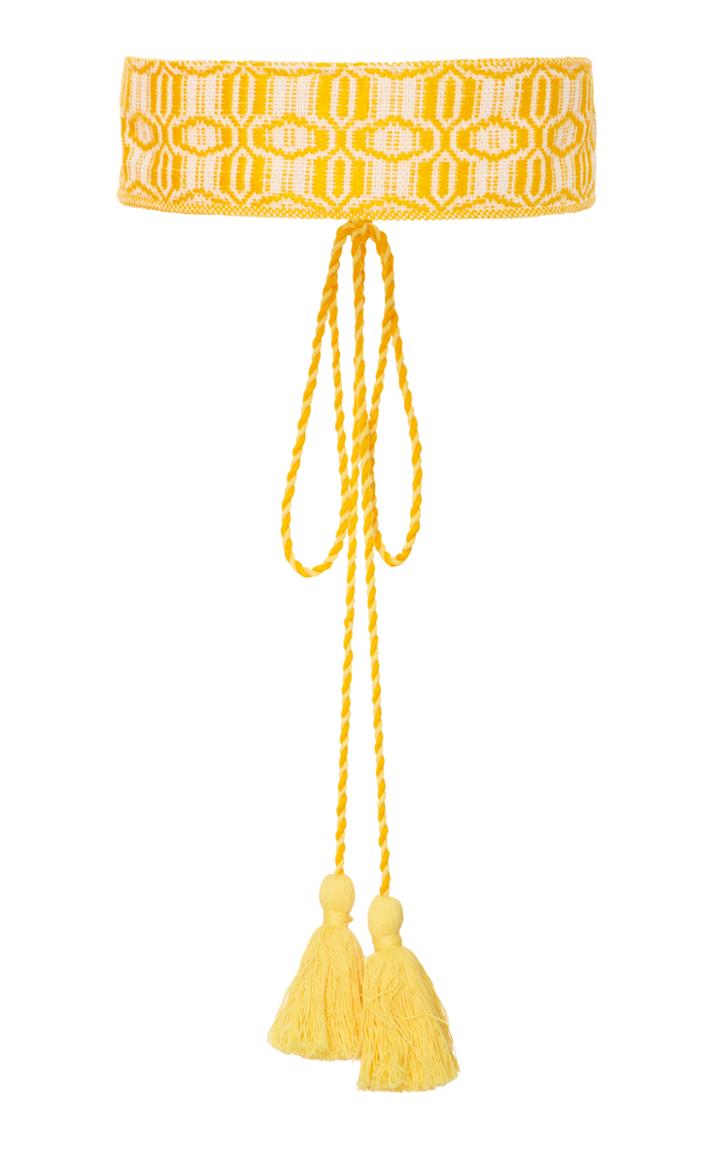 Jaline Handwoven Belt With Tassel