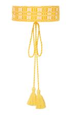 Jaline Handwoven Belt With Tassel