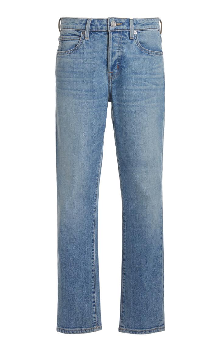 Slvrlake Lou Lou Cropped Mid-rise Slim-leg Jeans