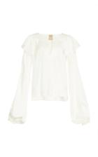 Pascal Millet Silk Satin Blouse