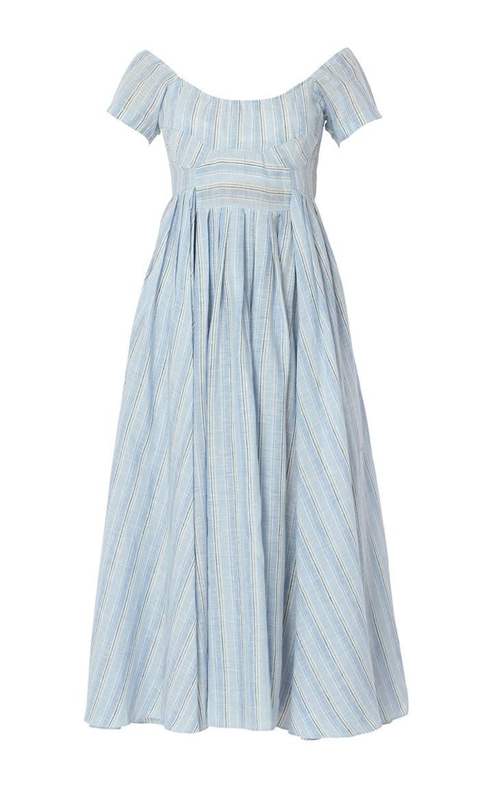 Gl Hrgel Short Sleeve Scoop Neck Midi Dress