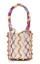 Les Petits Joueurs Mini Olivia Leather And Rope Bag